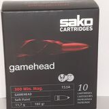 Sako Gamehead 300 Win 180gr SP 10rd box