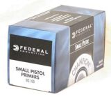 FEDERAL #100 – SMALL PISTOL PRIMERS 1000/Box