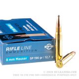 Prvi Ammo 8x57mm JS Mauser (8mm Mauser) 196gr SP 20/Box