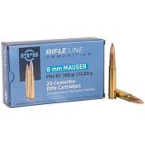 PRVI AMMO 8×57 MAUSER 198gr FMJBT 20/Box