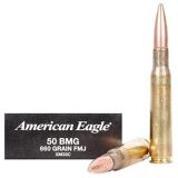 Federal American Eagle 50 BMG 660 Gr. FMJ Box of 10