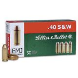 Sellier & Bellot 40 S&W 180 Grain Full Metal Jacket 50 per Box