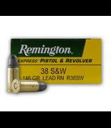 Remington Remington 38 s&w 146GR Lead RN 50ct