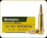 Remington - 22-250 Rem - 55 Gr - Express - Pointed Soft Point - 20ct - 21311