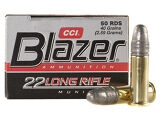 CCI Blazer 22LR 40 Grain Rimfire, 500 Round Brick