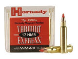 Hornady 17 HMR 17gr V-MAX Box of 50