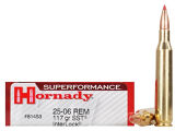 Hornady SUPERFORMANCE 25-06 Rem 117gr SST InterLock Box of 20