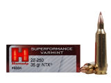 Hornady SUPERFORMANCE Varmint 22-250 Rem 35gr NTX Box of 20