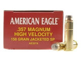 American Eagle 357 Mag 158gr JSP Box of 50