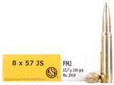 Sellier and Bellot 8x57JS 8mm Mauser 196gr FMJ Box of 20 rounds