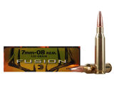 Federal Fusion 7mm-08 REM 120gr Spitzer BoatTail, Box of 20