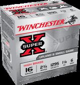 Winchester Super X Hi Brass 16 Ga 2 3/4", 1 1/8 Oz, #6 25 Rds