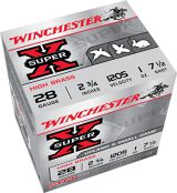 Winchester Super X Hi Brass Game 28 Ga 2 3/4", 1 Oz, #7.5, 25 Rds