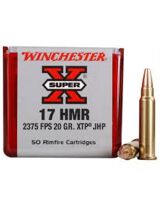 Winchester Super X 17 HMR 20 Gr XTP JHP , Box of 50