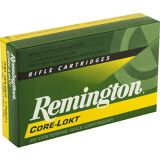 Remington Core-Lokt, 7 MM Mauser (7x57), Pointed Soft Point (SP), 140 GR, 20 Rd/bx