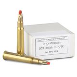 PPU Rifle Ammo 303, British Blank, Extended Case 15 Rnds