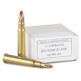 PPU Rifle Ammo 303, British Blank, Extended Case, 15 Rnds