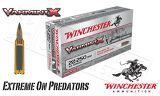 Winchester 22-250 Rem Varmint-X, Polymer Tipped Fragmenting 55 Grain Box of 20 #X22250P