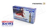 Federal American Eagle XM193 5.56 55 Grain FMJ 500 Rounds or $229.57 #XM193