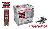 Winchester Super-X Upland High Brass Shells 16 Gauge 2-3/4" #4 #6 or #7-1/2 Shot, Box of 25 #X16H
