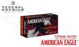 Federal American Eagle 10mm Auto, FMJ 180 Grain Box of 50 #AE10A