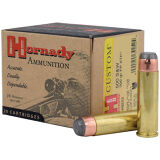 Hornady Custom 500 S&W Magnum, 500 gr, InterLock Flat Point XTP Ammunition