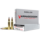 Nosler Varmageddon Ammunition - 222 Rem, 40 gr, FB Tipped, 3400 fps