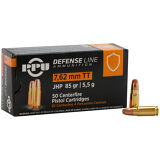 PPU (Prvi Partizan) Defense Ammunition - 7.62x25 Tokarev, 85 gr, JHP, 1675 fps, Model PPD7T