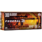 Federal Fusion MSR Ammunition - 300 Blackout, 150 gr, FSP, 1900 fps, Model F300BMSR2