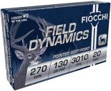 Fiocchi Field Dynamic 270 WIN 130 gr PSP 20 Rounds