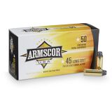 ARMSCOR AMMO 45 LONG COLT 255gr Lead 50/Box