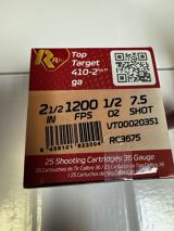 RIO 410br 2-1/2″ 1/2oz #7.5 1200fps 25/Box