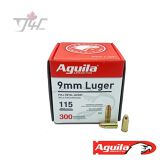 Aguila 9mm 115gr. FMJ 300rds