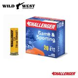 Challenger Munitions Target Load 20ga 2-3/4, #7.5, 7/8oz. – 250 Rounds