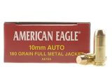 AMERICAN EAGLE 10MM AUTO 180GR FMJ (50 RNDS)