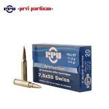 PPU 7.5X55 SWISS FMJBT 174GR SP A345