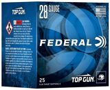 Federal Top Gun Sporting Clay Shotgun Ammo - 28ga, 2-3/4, Max DE, 3/4 oz., #7.5, 25rds Box