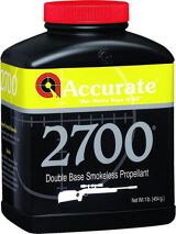 Accurate A27001 2700 Smokeless Propellant Rifle Powder, 1 lb