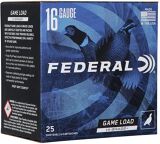 Federal Game Load Hi-Brass Load Shotgun Ammo - 16Ga, 2-3/4", 3-1/4DE, 1-1/8oz, #6, 25rds Box, 1295fps