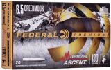 Federal P65PRCTA1 Terminal Ascent 6.5 PRC, 130 Grain, 20 Round Box