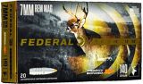 Federal Premium Rifle Ammo - 7mm Rem Mag, 140Gr, Trophy Bonded Tip, 20rds Box