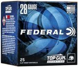 Federal TGS2821 9 Top Gun Shotshell 28 Gauge, 2-3/4", 3/4oz, 1,330 Feet Per Second #9, 25 Rounds Per Box
