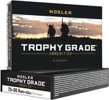 Nosler Custom Trophy Grade Rifle Ammo - 25-06 Rem, 100Gr, Partition, 20rds Box