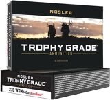 Nosler 60030 Trophy Grade Rifle Ammo, 270 WSM 140gr AccuBond (20 ct.)