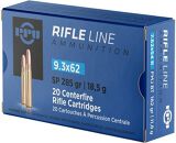 PPU PP9362 Rifle Ammo 9.3x62mm, SP 285gr 20 Rnds
