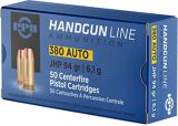 380 Auto, 94Gr, FMJ, 50rds Box