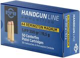 Prvi Partizan (PPU) Handgun Ammo - 44 Magnum, 300Gr, SJFP, 50rds Box