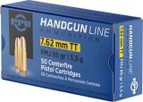 7.62x25mm Tokarev, 85Gr, FMJ, 50rds Box
