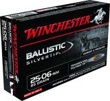 Winchester Supreme Ballistic SilverTip Rifle Ammo - 25-06 Rem, 85Gr, Ballistic Silvertip, 20rds Box