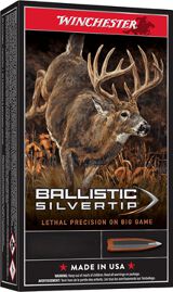 Winchester Supreme Ballistic SilverTip Rifle Ammo - 22-250, 50gr, Ballistic Silvertip, 3810 fps, 20rd Box